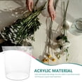 thumbnail image 3 of IBASETOY Transparent Farmhouse Flower Vase Acrylic Flower Holder for Indoor Planter and Desktop Decor, 3 of 7