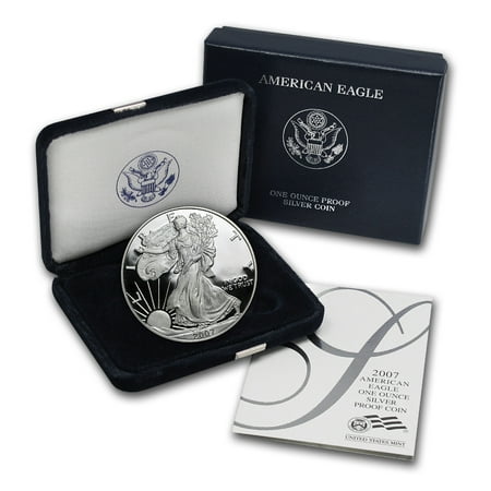 2007-W 1 oz Proof Silver American Eagle (w/Box & COA)