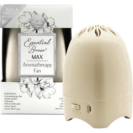 Belle Aroma® Essential Breeze Max® Aromatherapy Diffuser Cool Mist - Slate