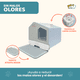 thumbnail image 4 of Arenero para Gato Cerrado Grande Antiolores - Caja de Arena Tipo Casa con Cernidor, Incluye Pala Recogedora y Tapete Alfombrilla Atrapa Arena, Plástico Resistente (Azul), 4 of 8