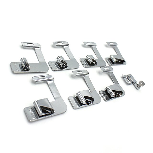 Naiovety Prensatelas multifunción para máquina de coser, 8 Uds., accesorios de 4/8 5/8 6/8 8/8 De coser 8 piezas Naiovety HA024194-01