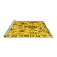 thumbnail image 2 of Ahgly Company Machine Washable Indoor Rectangle Abstract Yellow Modern Area Rugs, 7' x 9', 2 of 4
