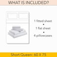 thumbnail image 5 of PRATYUX RV Short Queen 6-PC Sheet Set 800-TC 100% Egyptian Cotton, 21" Deep Pockets - Sage, 5 of 7