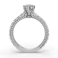 thumbnail image 3 of Eterna Jewel 2.4 Ct Marquise Cut Lab Created Diamond Solitaire Ring with Accents - Side Stone Engagement Ring for Her - 14K White Gold Plated Wedding Jewelry for Her - Sparkling Diamond Ring Design, 3 of 3