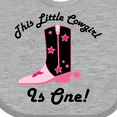 thumbnail image 4 of Inktastic 1st Birthday Cowgirl is One Girls Baby Bib, 4 of 4