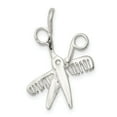 thumbnail image 1 of Sterling Silver Comb & Scissors Charm, 1 of 2