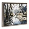 thumbnail image 2 of Stupell Industries Coastal Serene Reflections at Autumn Creek Brown Floating Frame Canvas Art, 21 x 17, by Franklyn Gregory, 2 of 8