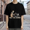 thumbnail image 3 of T Shirt for Men, Fuel Your Journey, Motorcycle Print 1, Vintage Graphic Tees Men, 23931477,L, 3 of 8