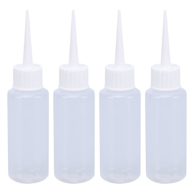 NUOLUX Bottle Tip Squeeze Bottles Needle Precision Applicator Glue Empty Nose 50Ml Paint Hair