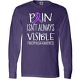 thumbnail image 3 of Inktastic Fibromyalgia Awareness Pain Isn't Always Visible Long Sleeve T-Shirt, 3 of 5
