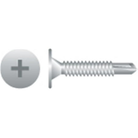 

10-24 x 1.50 in. Phillips Wafer Head Screws Zinc Plated Box of 2 000