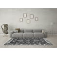 thumbnail image 3 of Ahgly Company Indoor Square Abstract Gray Modern Area Rugs, 3' Square, 3 of 4