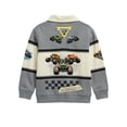 thumbnail image 4 of Monster Jam Toddler Boy Long Sleeve Rugby Shirt, Sizes 12M-5T, 4 of 4