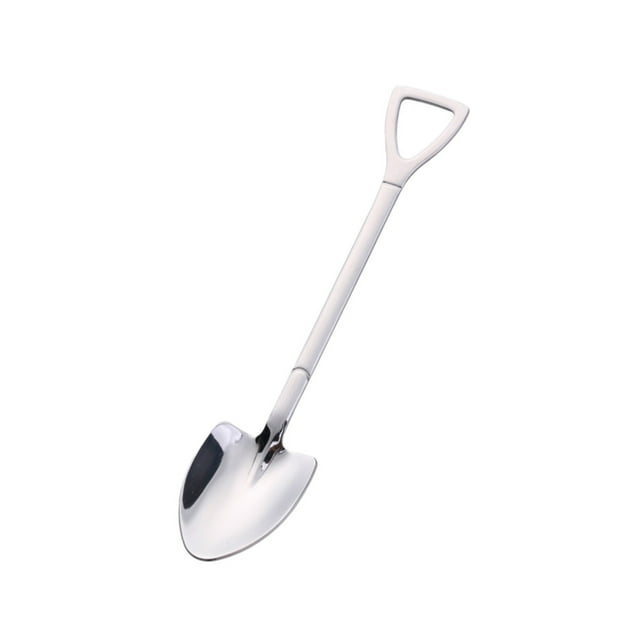 Less Than 5 Tableware Creative Shovel Shaped Spoon Stainless Spoon Coffee Spoons Ice Spoon Perfect for Home and Kitchen