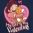 thumbnail image 3 of CafePress - My Cat Is My Valentine T Shirt - Men's Classic Graphic Cotton T-Shirt, 3 of 4