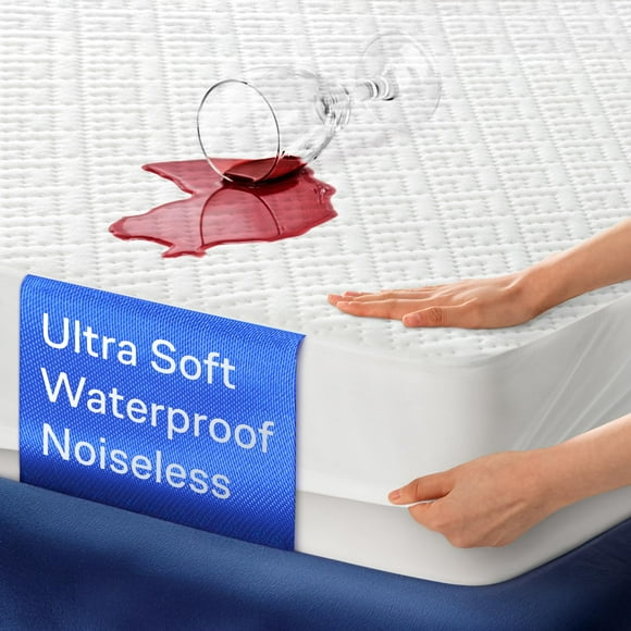 Protector de colchón Niagara Waterproof Twin, 100% viscosa, bambú