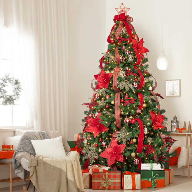 Unique Pre Decorated Christmas Trees for Living room