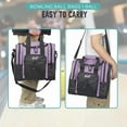 thumbnail image 6 of WOLT | Single Bowling Ball Tote Bag--Shoes up to Mens Size 14 Polyester Purple, 6 of 6
