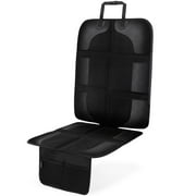 Car Seat Protector Under Car Seat, Ohuhu Thickest Non-Slip Car Seat Protector for Baby/Child Car Seat, Seat Cover for Carseats Dog Mat Vehicle Cover with Organizer