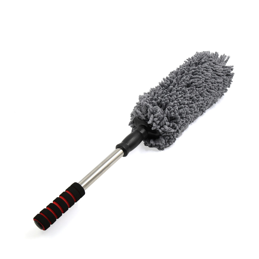 Gray Microfiber Telescoping Car Duster Wax Mop Vehicle Extendable