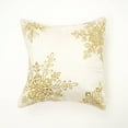 thumbnail image 5 of 100% Polyester Throw Pillow with Embroidery & Bead Work – Soft & Stylish Accent-18X18", 5 of 6