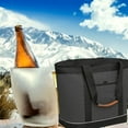 thumbnail image 4 of Trendy Portable Insulated Cooler Bag Lightweight Cloth good for Tailgating Picnics and Travel, 4 of 5