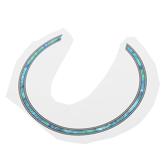 Sound Hole Stickers Self- Adhesive Inlaid Acoustic Guitar Sound Hole Pattern Decal Guitar Sound Hole Inlay Sticker Guitar Sound Hole Sticker