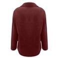 thumbnail image 4 of Evdexr Corduroy Jacket for Women Long Sleeve Collared Button Down Shackets Winter Fall Dressy Trendy Coats Open Front Oversized Tops with Pocket 3XL, 4 of 6