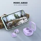 thumbnail image 4 of Auriculares gamer inalámbricos HTC True Wireless Earbuds 9+ BDA9 violeta con luz LED, 4 of 6