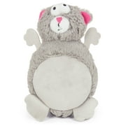 goDog Action Plush Squirrel Animated Squeaky Dog Toy, Chew Guard Technology - Gray, One Size