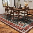 thumbnail image 7 of Ultrug Area Rugs for Bedroom Rug for Living Room Nursery Decor Fluffy Vintage Carpet,5'x8',Red, 7 of 7