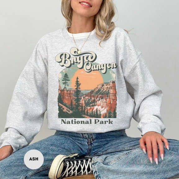 Bryce Canyon National Park Sweatshirt, For Bryce Canyon Vacation Sweater, Utah Sweatshirt - Sizes S-5XL ,Art Print JSC