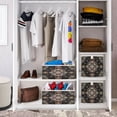 thumbnail image 6 of Foldable Fabric Storage Bin Home Cubes Clothing Organizer Bins Large Collapsible Box Basket for Home Organizer Abstract Shapes Pattern, 6 of 7