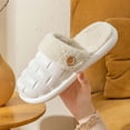 thumbnail image 6 of GERsome Womens Mens Slippers Slip-on Plush Warm Home Slippers Comfortable Slippers, 6 of 7
