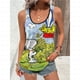 thumbnail image 2 of Camisetas sin mangas de verano para mujer, camisetas sin mangas con estampado de Snoopy, chaleco básico con estampado 3D para mujer, ropa Y2k, 2 of 5