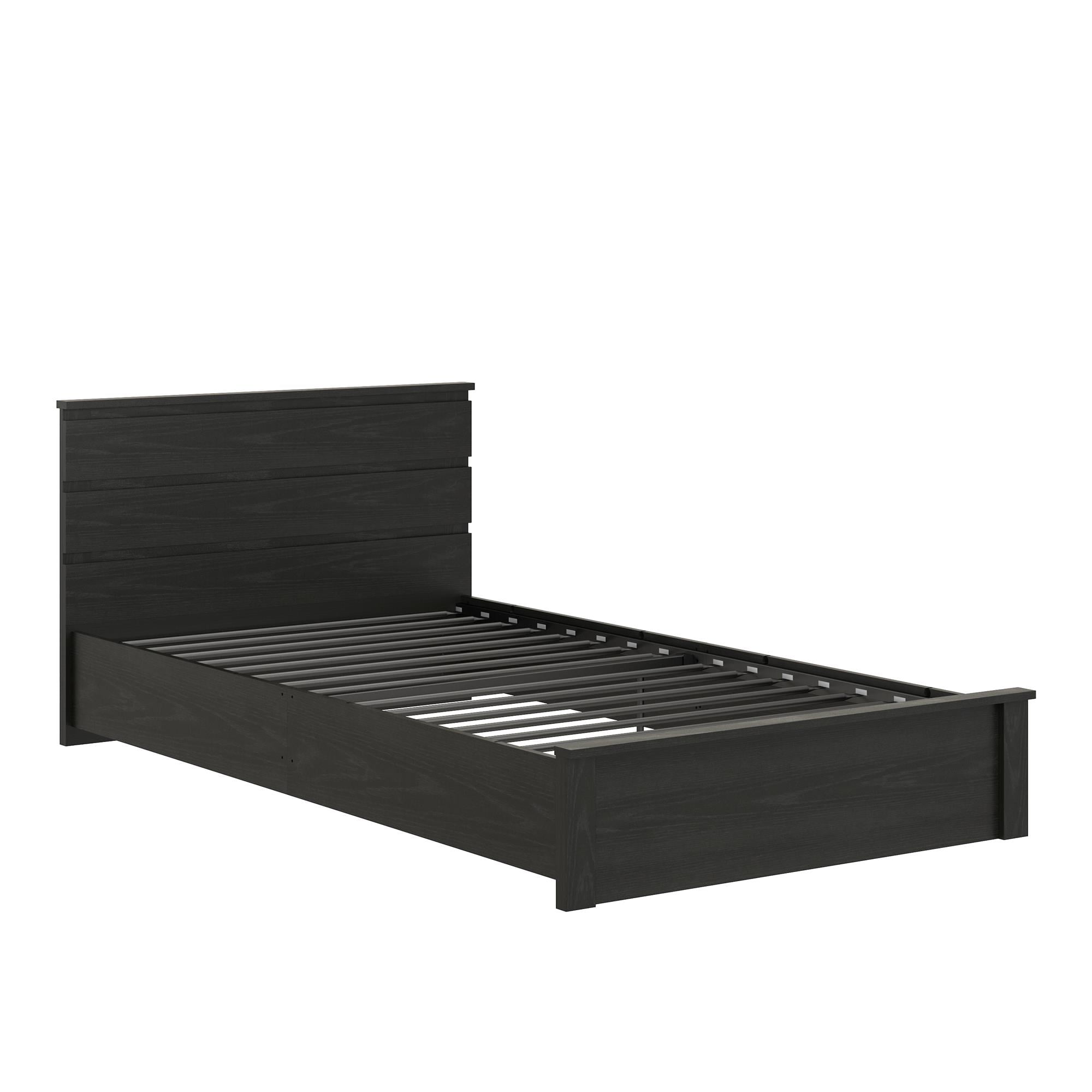Mainstays Westlake Twin Bed In Black Oak Com