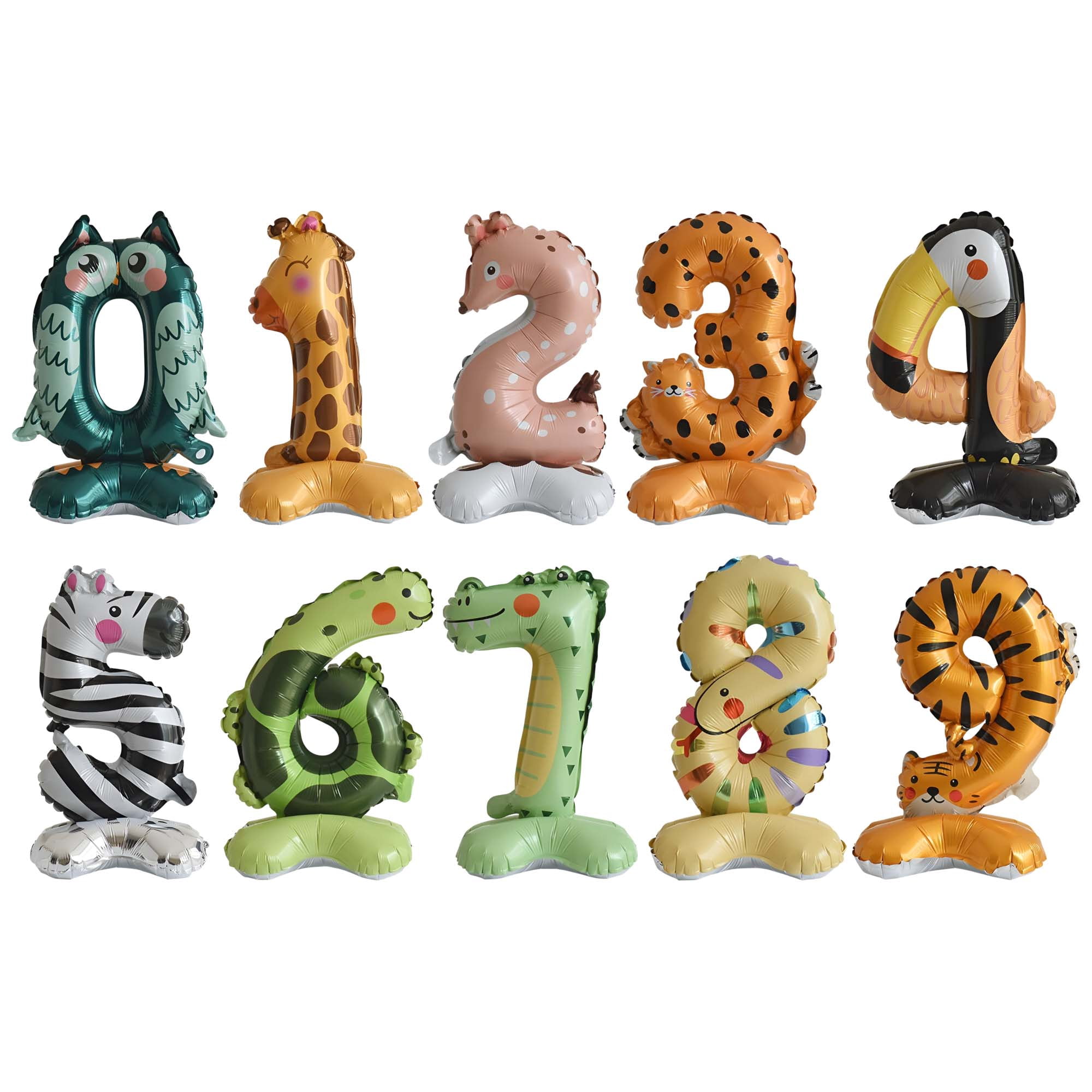 Unique Bargains Number Balloons Foil Balloons for Party Decoration Number 3