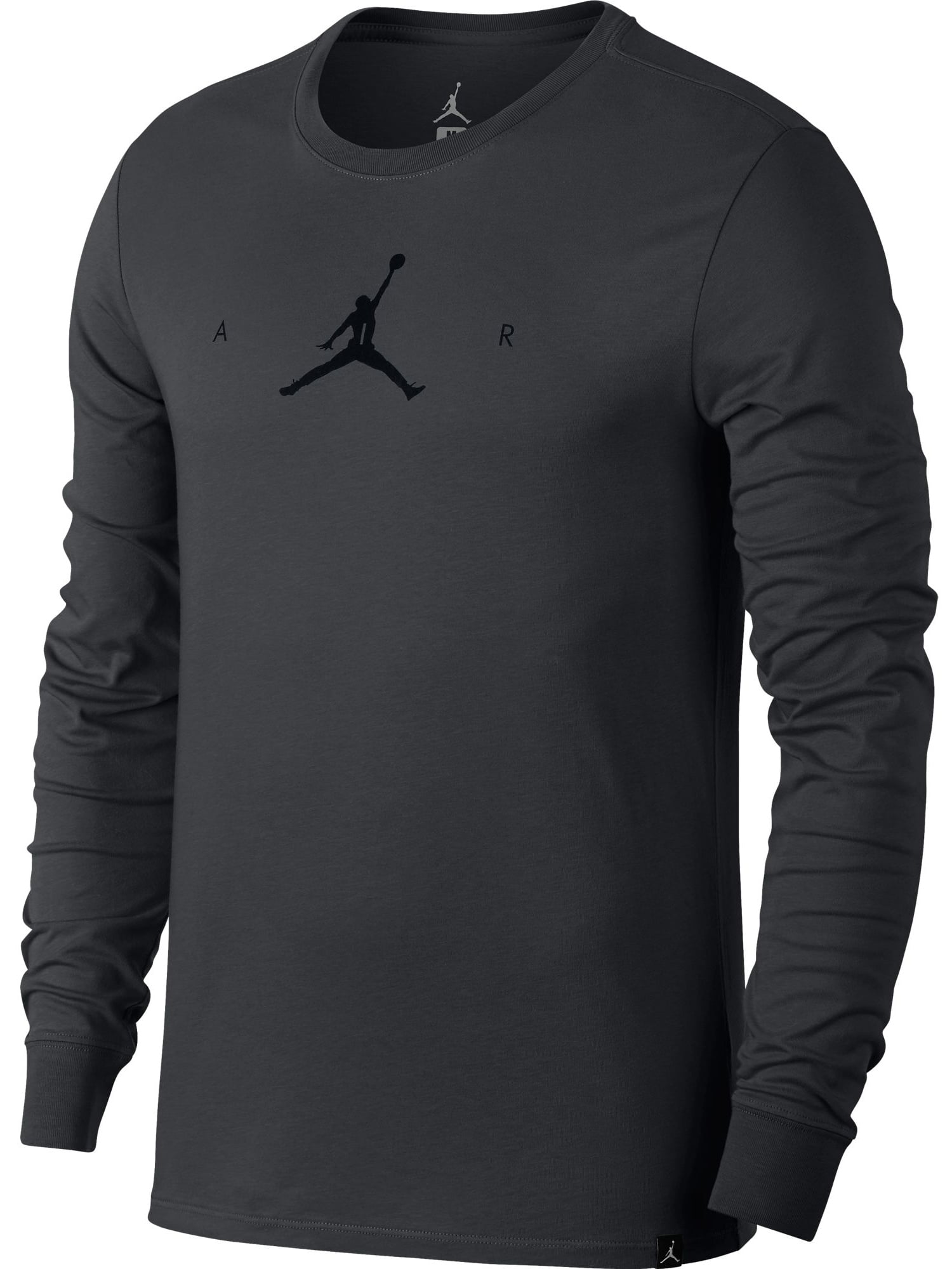 Jordan - Jordan Dri-Fit Air Jumpman Longsleeve Men's T-Shirt Grey/Black ...