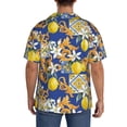 thumbnail image 5 of Sigee Sicilian Style Print Men's Shirts Casual Button Down Short Sleeve Summer Beach Shirt Hawaiian Vacation Shirts Tee Shirt-X-Large, 5 of 7