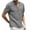 Gray, variant on Aoochasliy Summer Clothes Mens Shirts Short Sleeve Shirt Men Summer Casual Fashion Linen T-Shirt Men's Retro Stand-Up Comfort of the Day