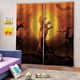 thumbnail image 5 of Matsuzay 2 piezas de cortinas de terror, decoración de casa, cortinas, accesorios de barra de mano de Halloween Sombras de ventana METRO Matsuzay HA011127-02, 5 of 6