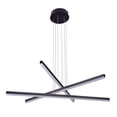 thumbnail image 2 of VONN Sirius 40" ETL Certified Integrated LED Aluminum and Acrylic Pendant Black, 2 of 12