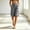 Gray women cotton linen cargo shorts a1, variant on Women Cotton Linen Cargo Shorts with Pockets High Waisted Flowy Casual Bermuda Pants Summer Loose Fit Lounge Beach Shorts for Daily Wear, Khaki S