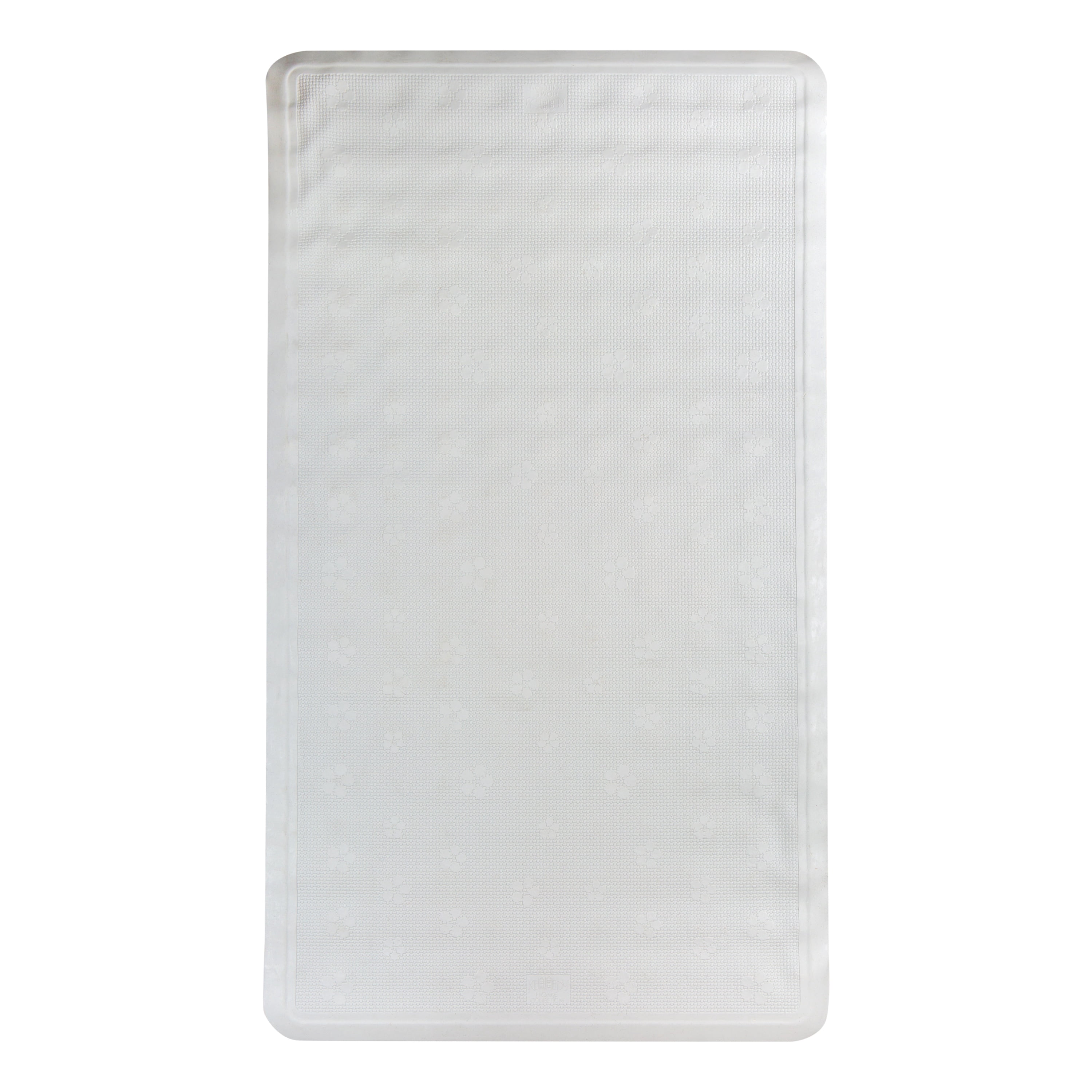 Bath Bliss Large Bath Mat in White