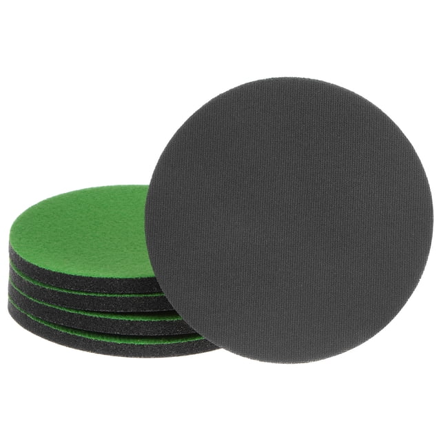 Unique Bargains 5pcs Glass Polish Sanding Disc 4' 600 Grit Fine Grade Abrasive Disc Silicon Carbide