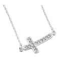 thumbnail image 1 of Cadena De Plata 925 Con Dije De Cruz Collar Mujer Brillante, 1 of 2
