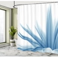 thumbnail image 4 of Ambesonne Flower Shower Curtain, Ombre Leaves Watercolor Art, 69"Wx70"L, Pale Blue, 4 of 4