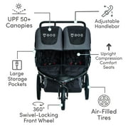 BOB Gear Revolution Flex 3.0 Duallie Jogging Stroller, Double Stroller, Graphite Black