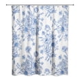 thumbnail image 2 of Creative Products Vintage Blue Rose Pattern 71x74 Shower Curtain, 2 of 2