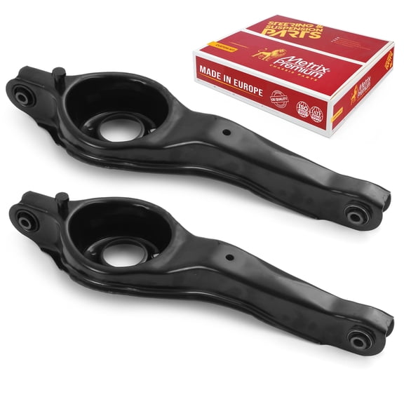 Metrix Premium Chassis Parts - 2 PC Rear Lower Rearward Control Arm Kit Fits 09-13 Mazda 3 Sport, 04-13 3, 10-11 Volvo S40, 07-13 C30, 05-09 S40, 05-11 V50, Replacement RK641468